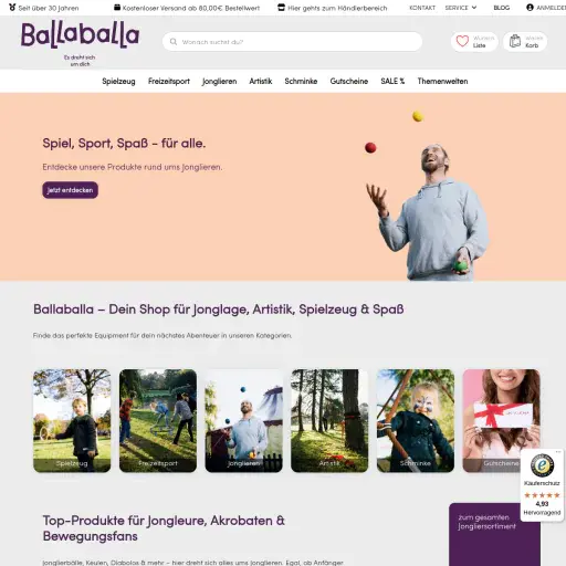 Ballaballa Artistik, Theater und Geschenkartikel GmbH