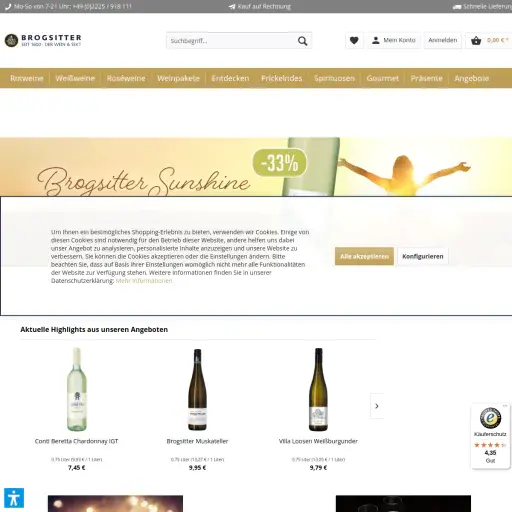 Brogsitter Weingüter - Privat- Sektkellerei - Exklusiv-Importe GmbH