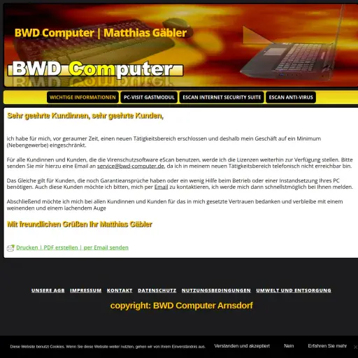 BWD Computer, Matthias Gäbler