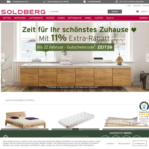 Damian Schoepe, Schlafkomfort Soldberg