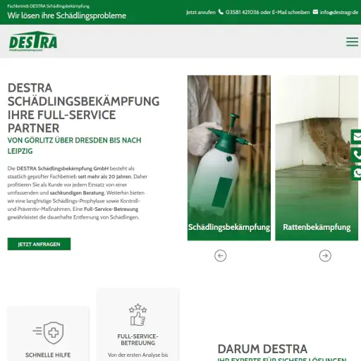 DESTRA-umweltfreundliche Schädlingsbekämpfung
