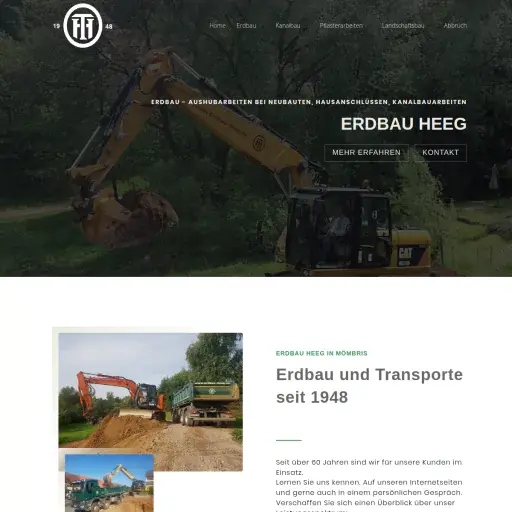 Erdbau - Heeg Jürgen und Sebastian Heeg GbR