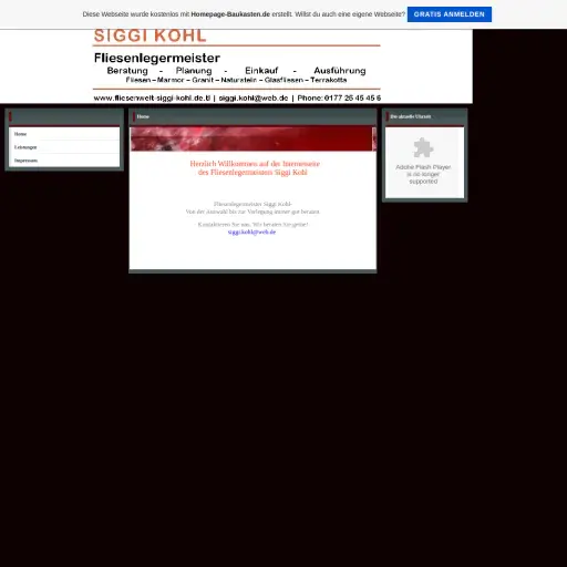 Fliesenlegermeister Siggi Kohl