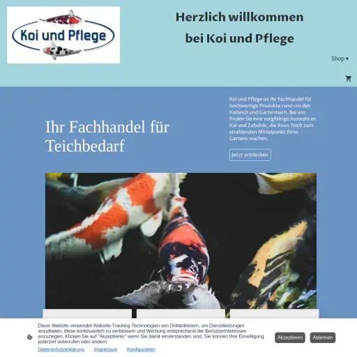 Frank Langenbach, Koi und Pflege