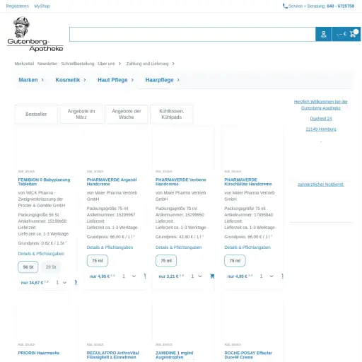 Gutenberg-Apotheke, Inh. Claudia Adib-Moghaddam e. K.