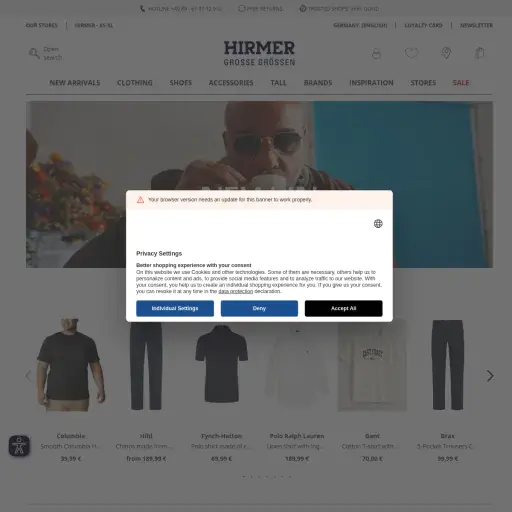 Hirmer Grosse Grössen Online GmbH