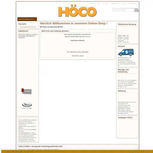 HÖCO Elektro - Hausgeräte Handelsgesellschaft mbH