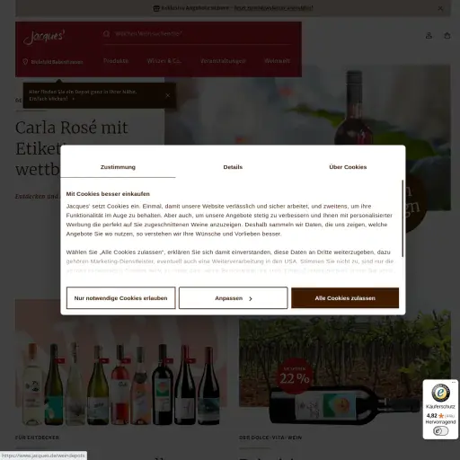 Jacques’ Wein-Depot Wein-Einzelhandel GmbH