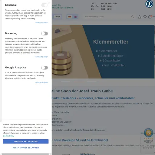 Josef Traub GmbH Fachgroßhandel für elektrotechnische Spezialartikel