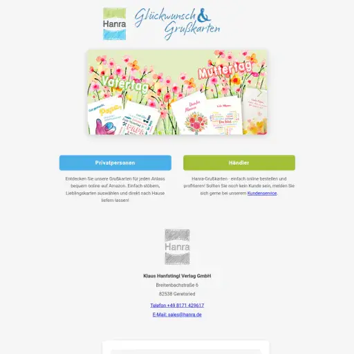 Klaus Hanfstingl Verlag GmbH