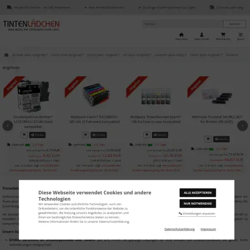 Manfred Ziehl, Tintenlädchen