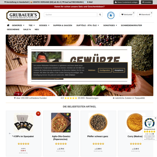 Marcell Christoph, Grubauer´s Gewürze & Teeversand