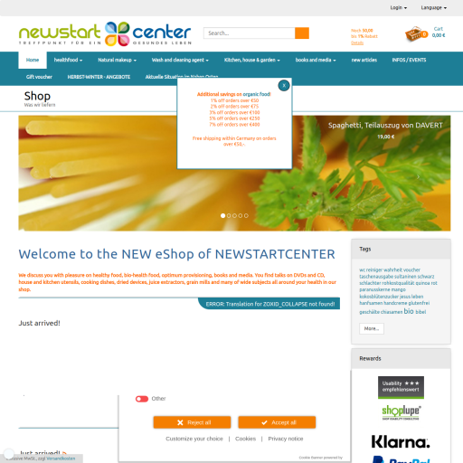 Marius Fickenscher, NewStartCenter