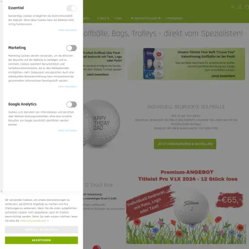 Maurice Mulcahy, Golfball Shop