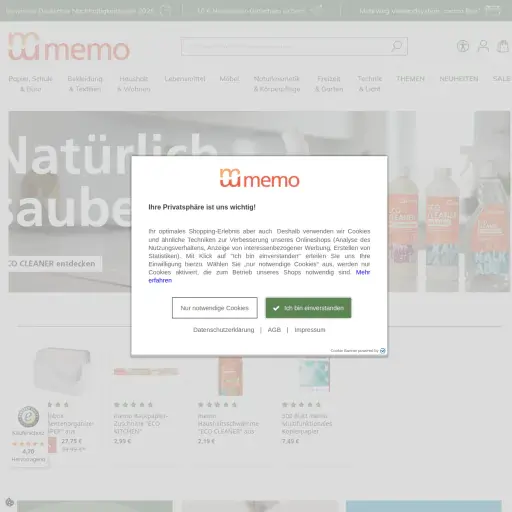 memo Aktiengesellschaft AG