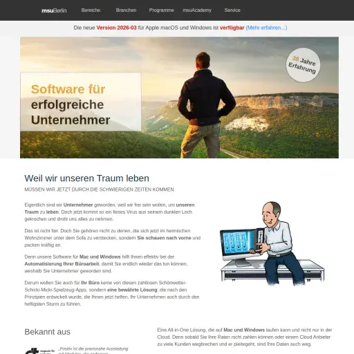 Menschen - Software - Unternehmen msuBerlin GmbH