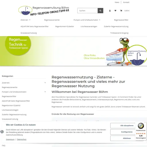 Norbert Böhm Regenwassernutzung