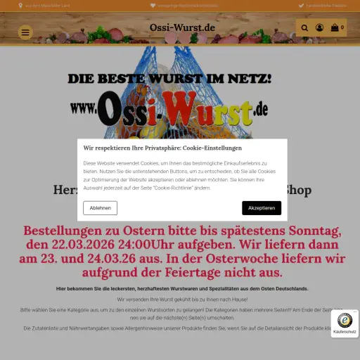 OSSI-WURST.DE UG (haftungsbeschränkt)