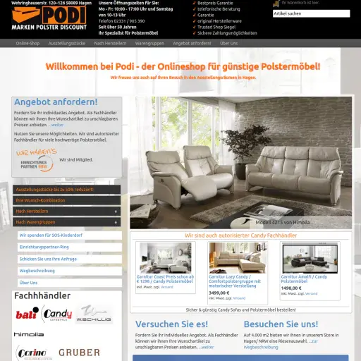 Podi Marken Polster Discount GmbH & Co. KG