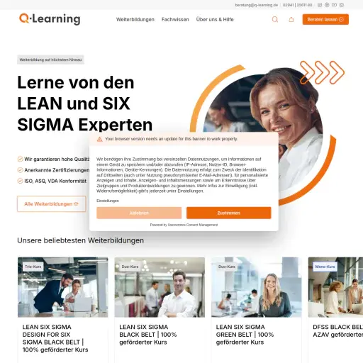 Q-LEARNING Matthias Storch und Dr. Urte Helling GbR