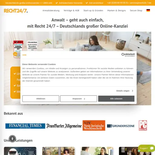 Recht 24/7 Schröder Rechtsanwaltsgesellschaft mbH