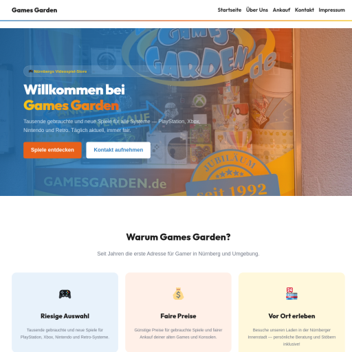 Sascha Changizian, Games Garden