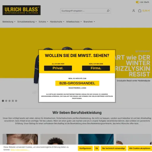 ULRICH BLASS BerufsMode & Accessoires & Outdoor GmbH