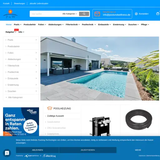 Wolfgang Müller, Pool & Wellness Online-Shop