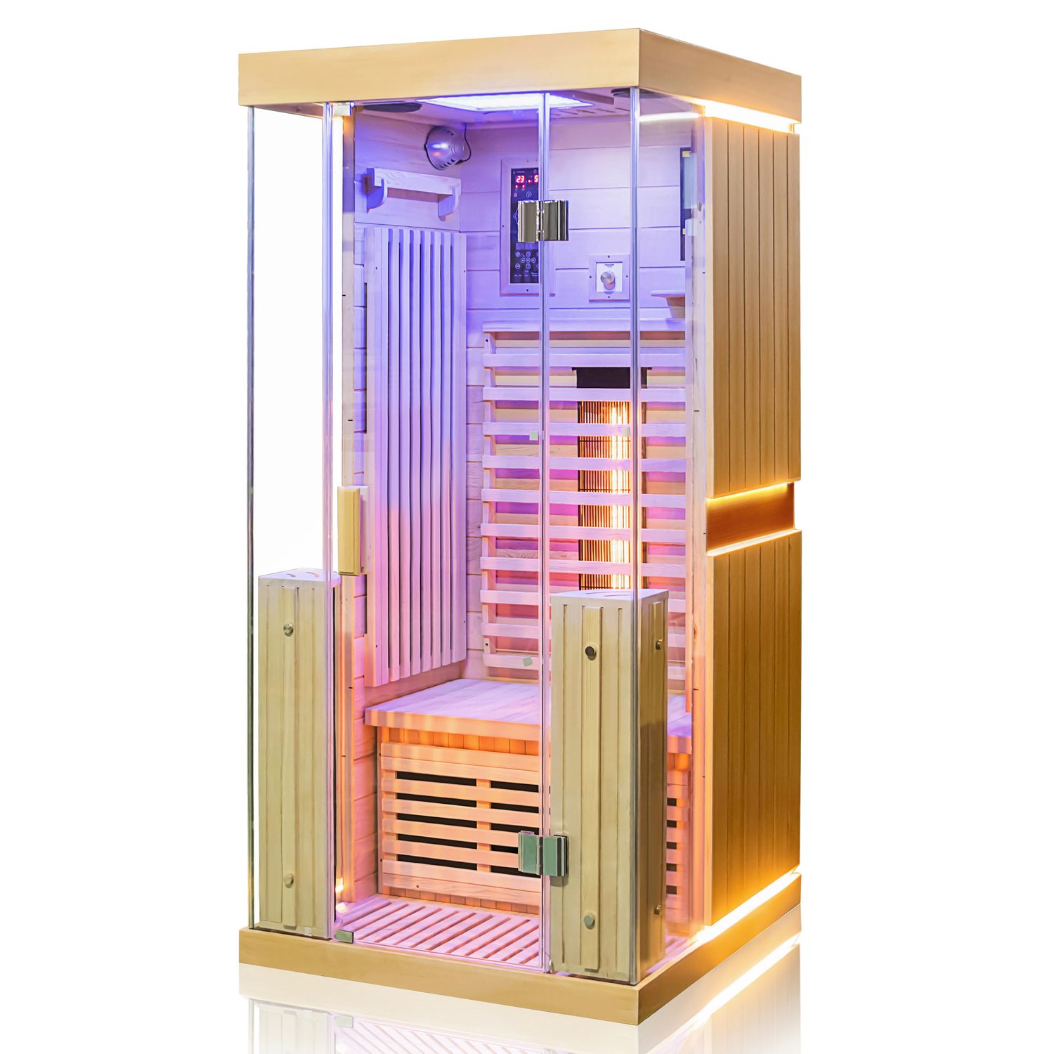 Dewello Infrarotkabine KINGSTON 90x90