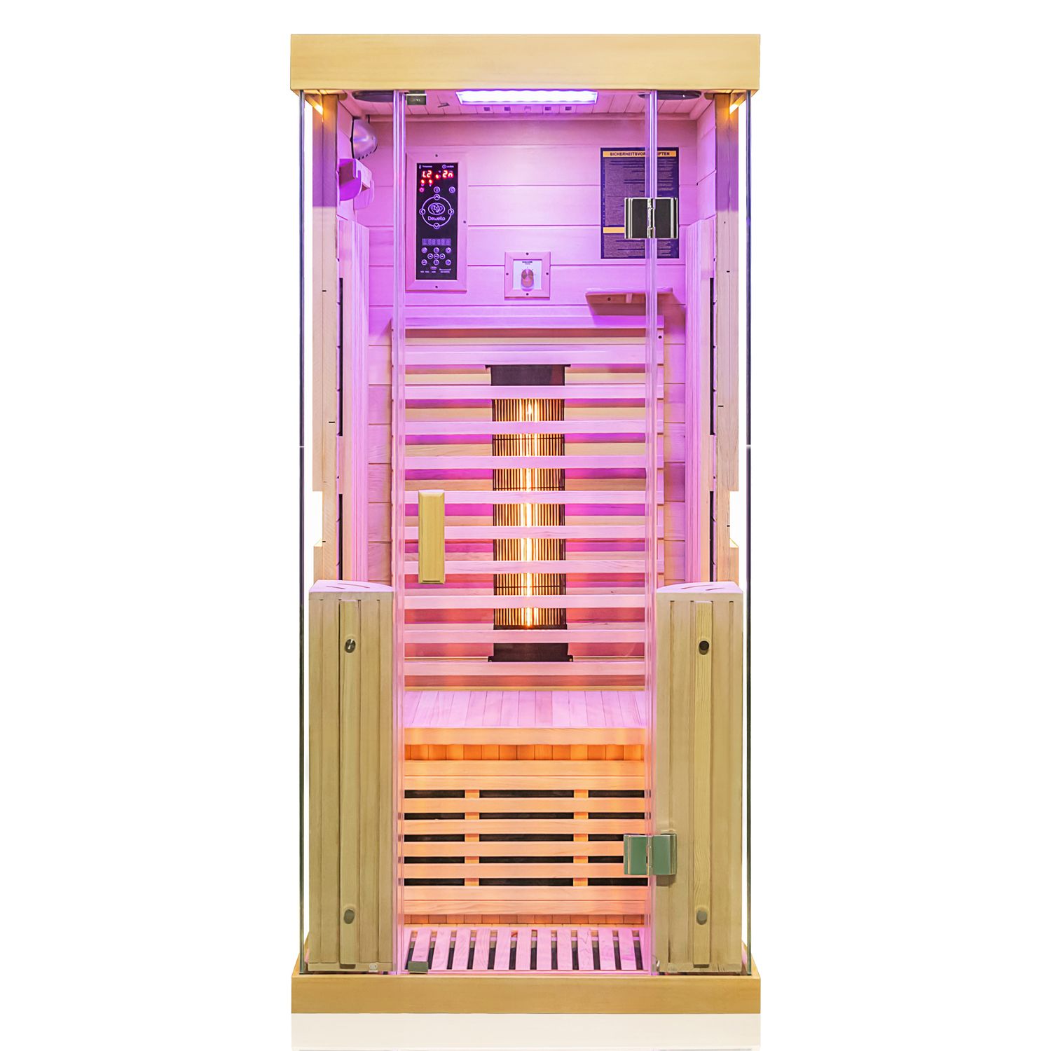 Dewello Infrarotkabine KINGSTON 90x90