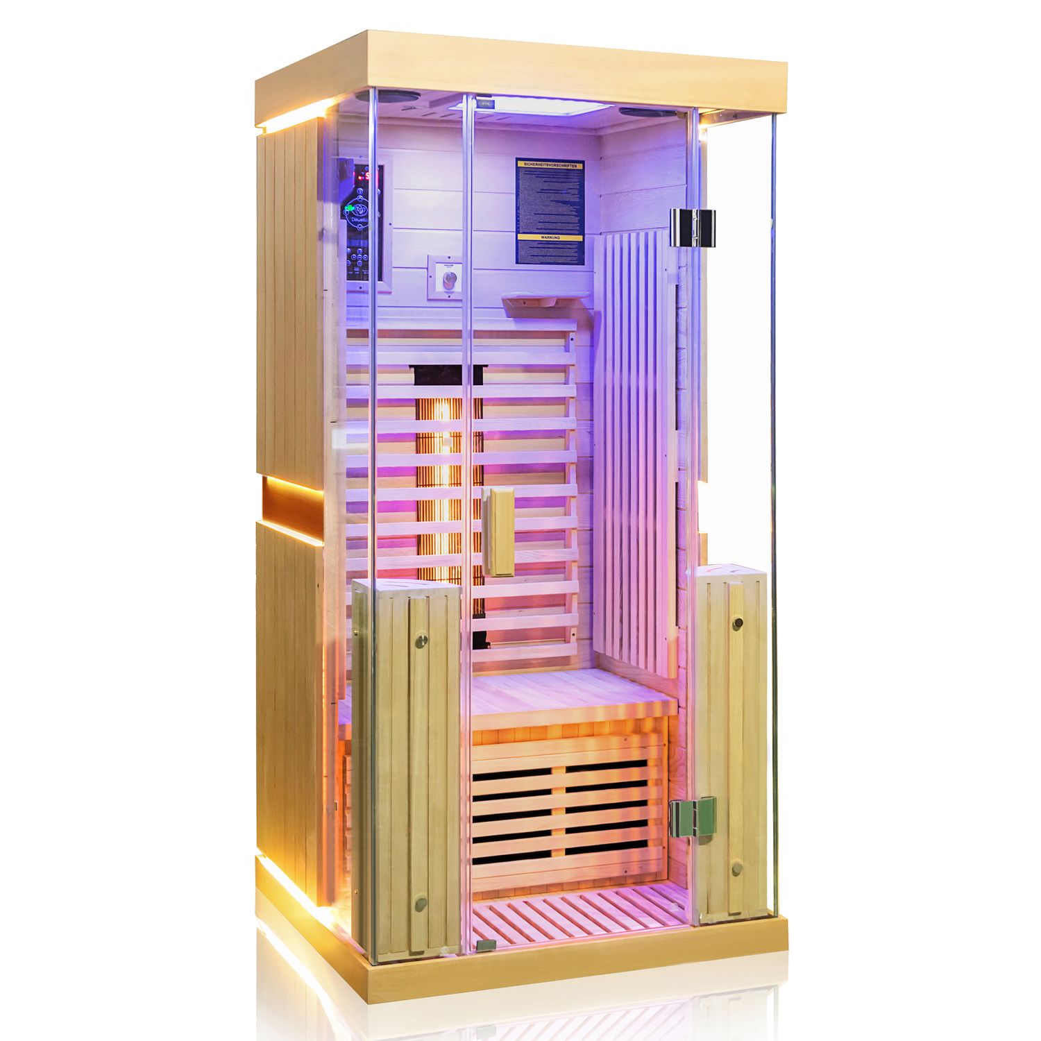 Dewello Infrarotkabine KINGSTON 90x90