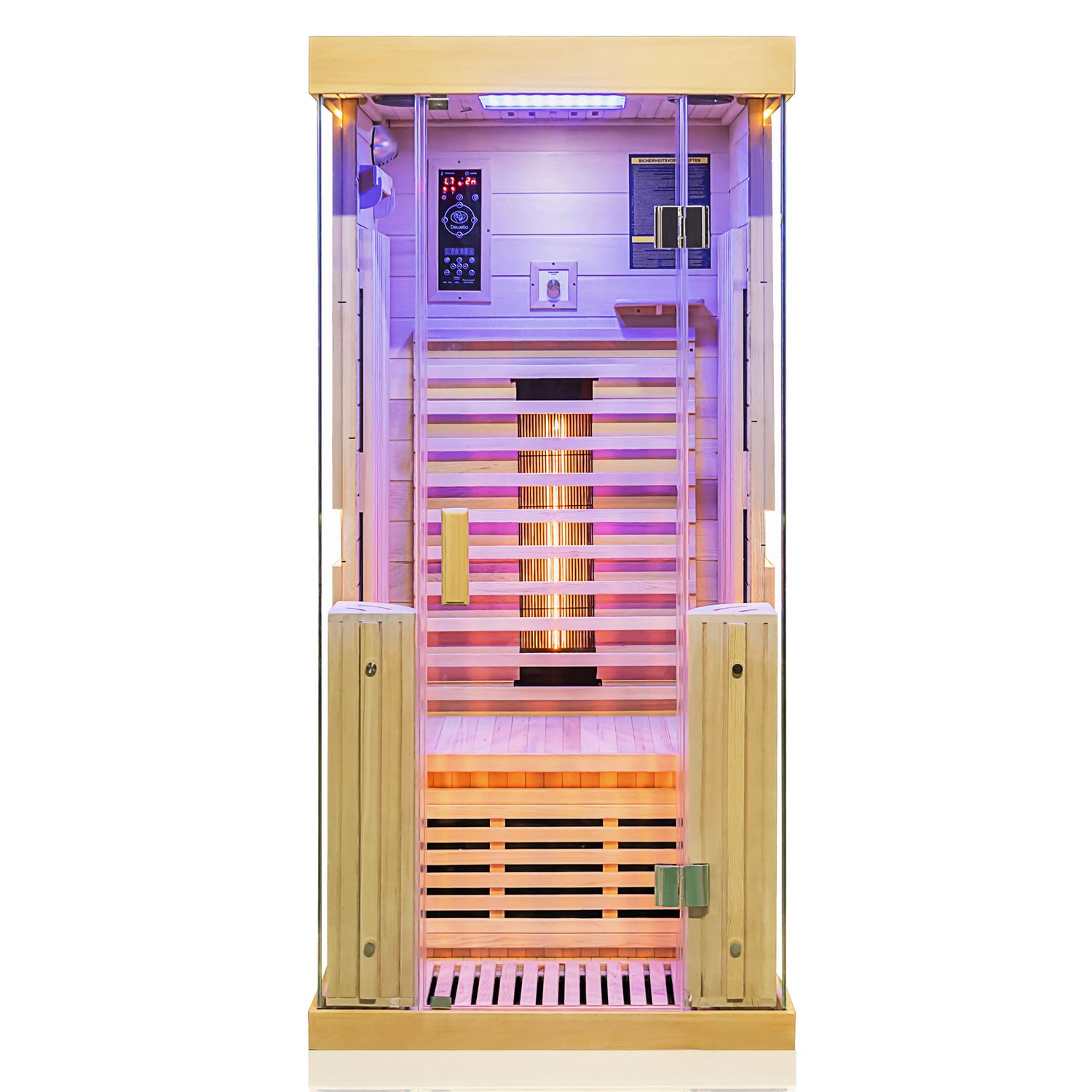 Dewello Infrarotkabine KINGSTON 90x90